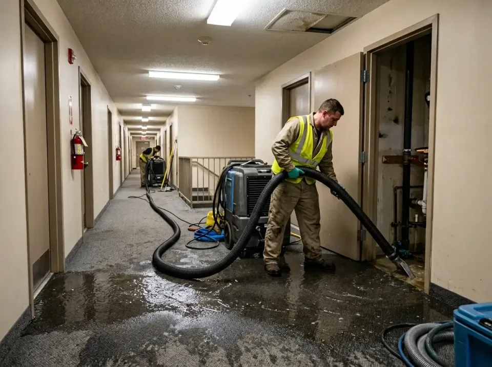 multi-unit-apartment-hallway-f-005 — frequently asked questions, Emergency Burst Pipe Water Extraction & Removal in Moorefie…